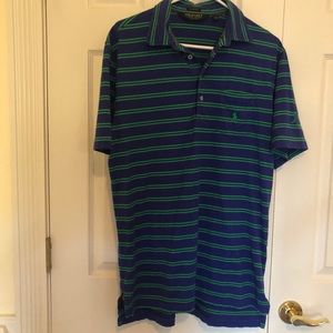 Polo Golf Vintage Lisle Striped Polo Shirt